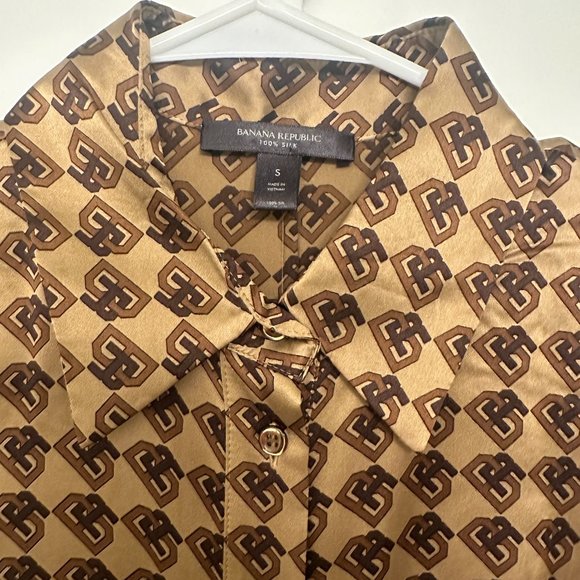 BANANA REPUBLIC Enchant Silk Shirtdress - Picture 3 of 4